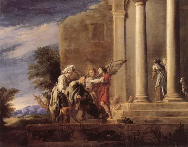 FETI, Domenico The Healing of Tobit